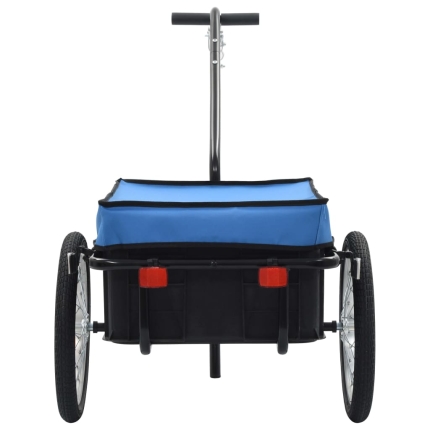 Bike Cargo Trailer/Hand Wagon 155x61x83 cm Steel Blue - Image 4