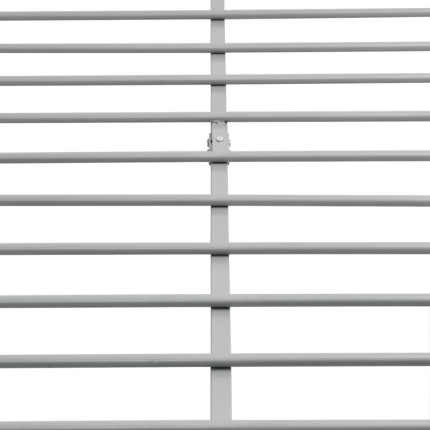 Bed Frame Grey Metal Double Size - Image 6