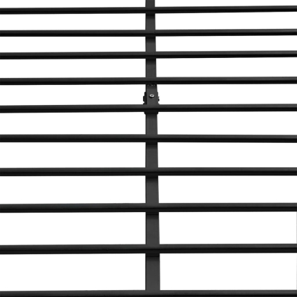 Bed Frame Black Metal Double Size - Image 6