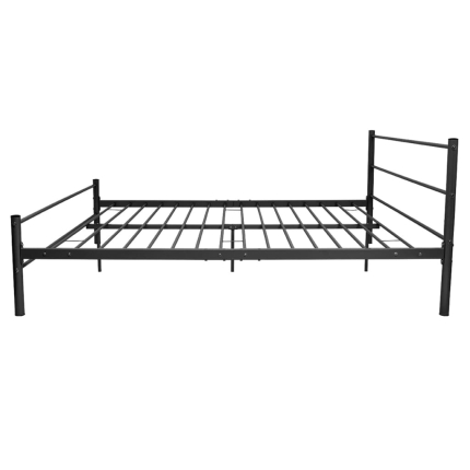 Bed Frame Black Metal King Size - Image 4
