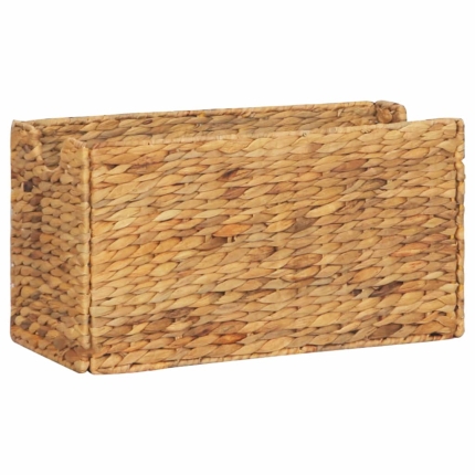 Sideboard 88x53x43 cm Solid Oak Wood and Water Hyacinth - Image 8