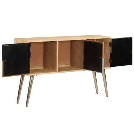 Sideboard 120x30x75 cm Solid Mango Wood - Image 6