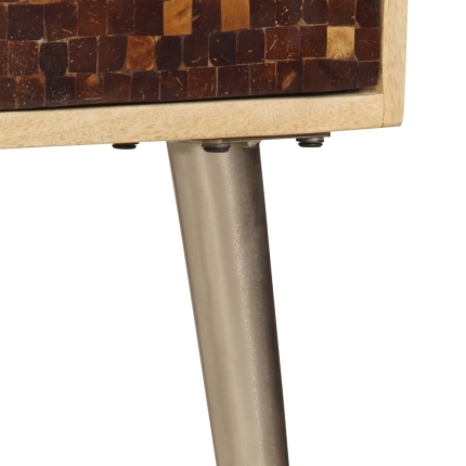 Sideboard 120x30x75 cm Solid Mango Wood - Image 8