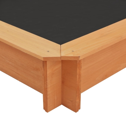 Sandbox with Adjustable Roof Wood Blue UV50 - Image 9