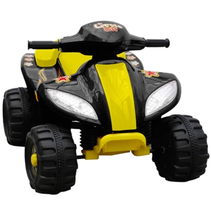 Kids Quad Bike Electric Yellow & Black - Image 2