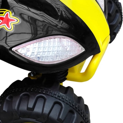 Kids Quad Bike Electric Yellow & Black - Image 5