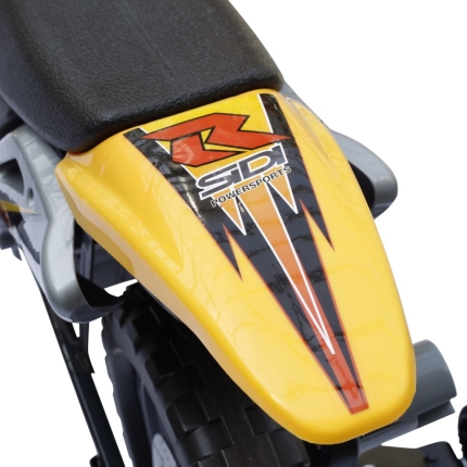 Kids Electric Yellow Motorbike - Image 4