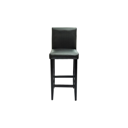 Bar Stools 4 pcs Black Faux Leather - Image 3