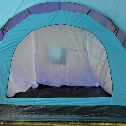 Camping Tent Fabric 9 Persons Dark Blue and Blue - Image 4