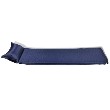 Air Mattress 6 x 66 x 200 CM Blue Pillow Inflatable - Image 3