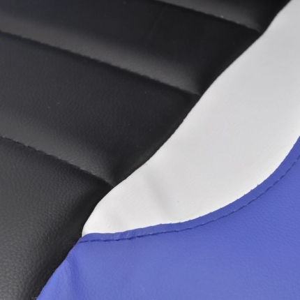 Blue Office Artificial Leather Chair Modern Design - Image 3