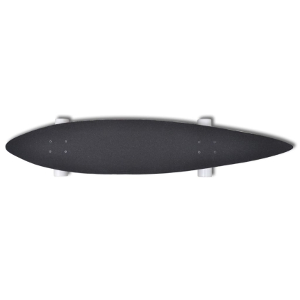 Longboard Star 117 cm 9 Ply Maple Skateboard 9" ALU Truck Red - Image 3