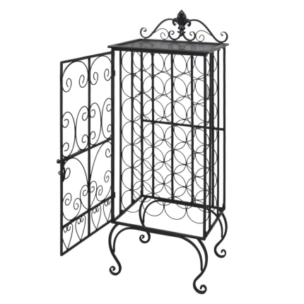 Wine Rack for 28 Bottles Metal - Image 2