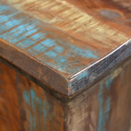 Stool Solid Reclaimed Wood - Image 6