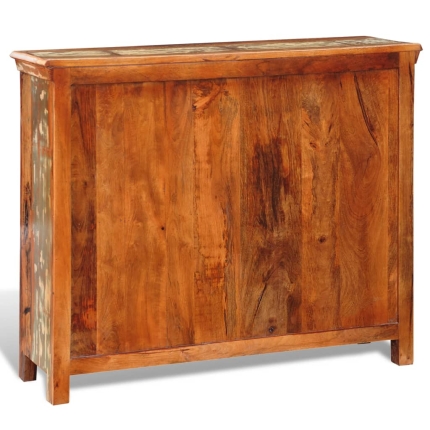 Reclaimed Cupboard Solid Wood with 4 Doors - Image 6