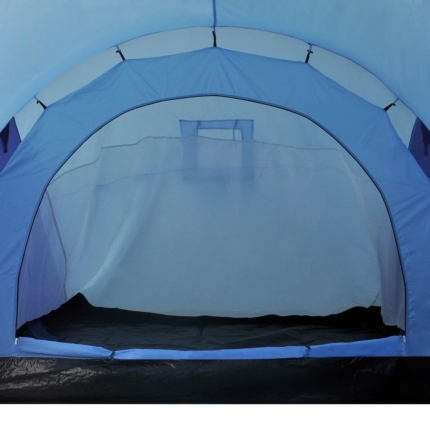 Camping Tent 6 Persons Navy Blue/Light Blue - Image 3