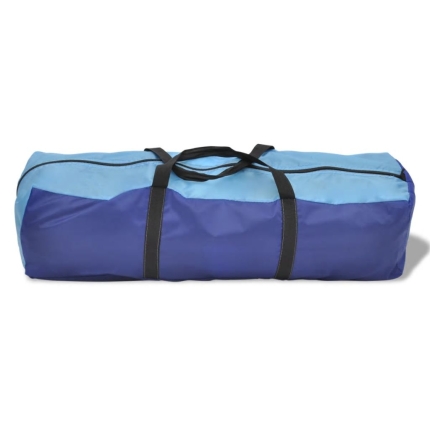 Camping Tent 6 Persons Navy Blue/Light Blue - Image 8