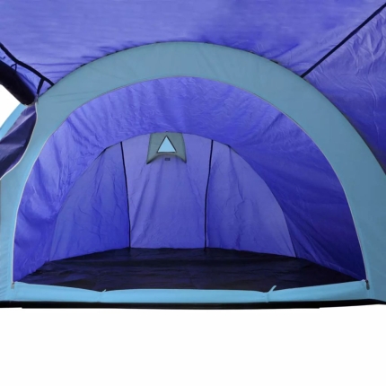 Camping Tent 4 Persons Navy Blue/Light Blue - Image 4