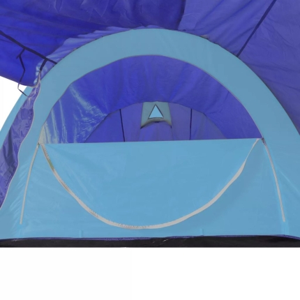 Camping Tent 4 Persons Navy Blue/Light Blue - Image 5