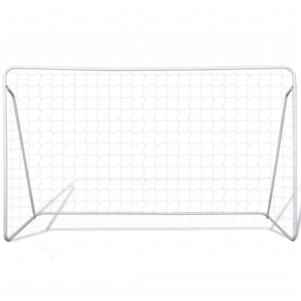 Soccer Goal Post Net Set Steel 240 x 90 x 150 cm High-quality - Image 2