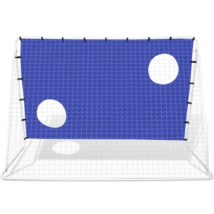 Soccer Goal with Aiming Wall Steel 240 x 92 x 150 cm High-quality - Image 5