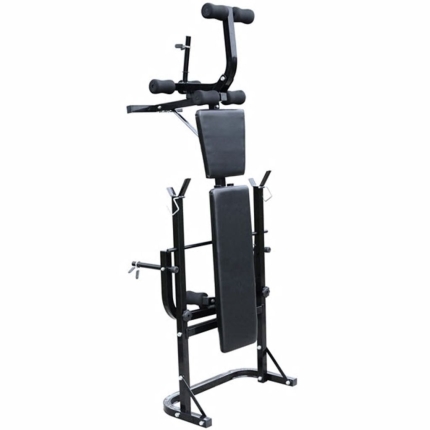 Folding Weight Bench Dumbbell Barbell Set Home Gym - Image 2