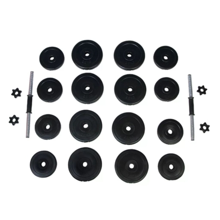 Folding Weight Bench Dumbbell Barbell Set Home Gym - Image 10