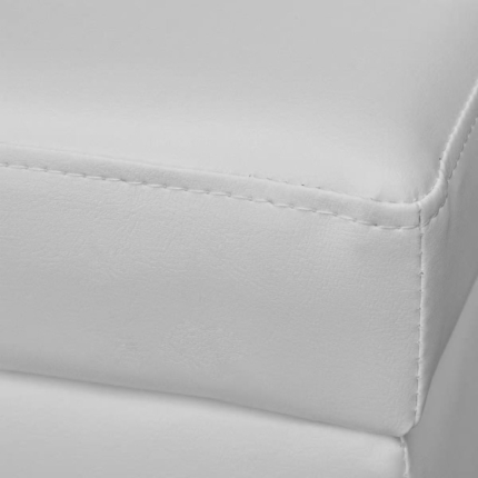 Long Storage Bench Wood White - Image 2