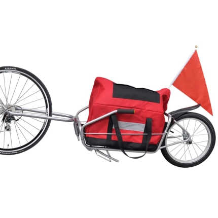 Bicycle Cargo Trailer One-wheel with Storage Bag - Image 2