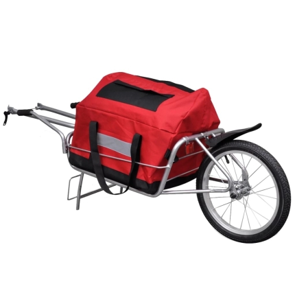 Bicycle Cargo Trailer One-wheel with Storage Bag - Image 3