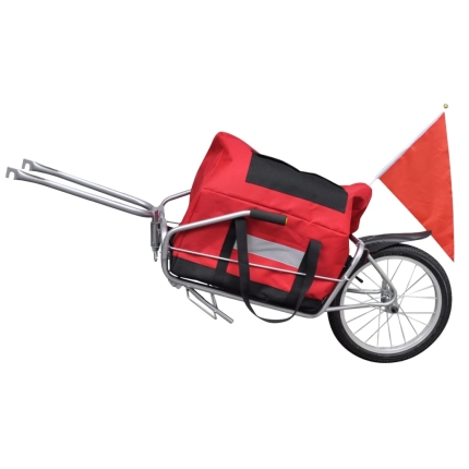 Bicycle Cargo Trailer One-wheel with Storage Bag - Image 4