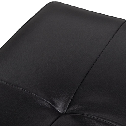 Foldable Storage Stool Ottoman Footstool Black 2 pcs - Image 4