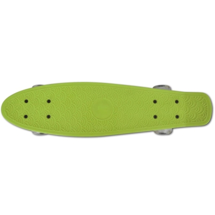 Green Retro Skateboard with LED Wheels - Image 3