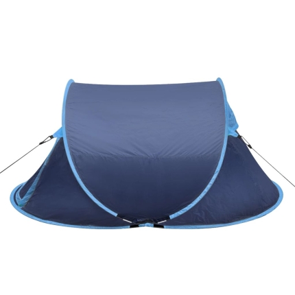 Pop-up Camping Tent 2 Persons Navy Blue / Light Blue - Image 2