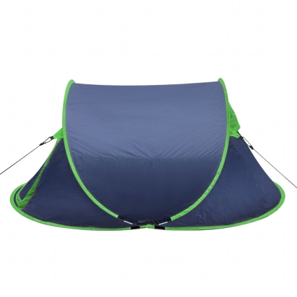 Pop-up Camping Tent 2 Persons Navy Blue / Green - Image 2