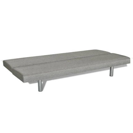 Sofa Bed Grey Polyester - Image 3