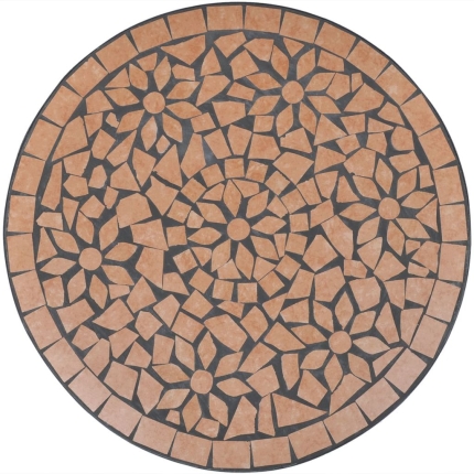 Bistro Table Terracotta 60 cm Mosaic - Image 3