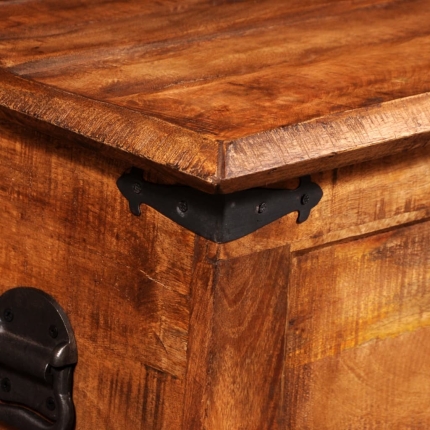 Storage Chest Rough Mango Wood - Image 2