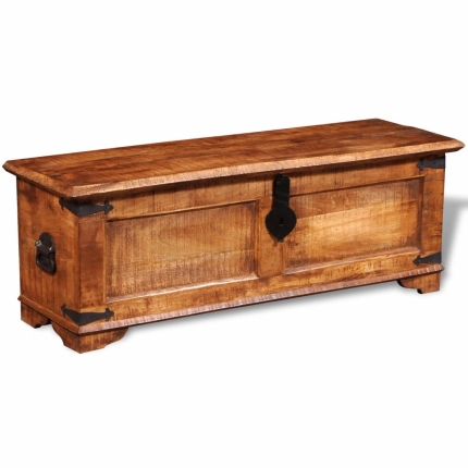 Storage Chest Rough Mango Wood - Image 4