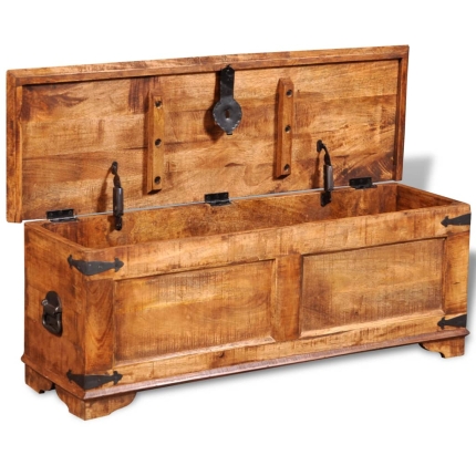 Storage Chest Rough Mango Wood - Image 7