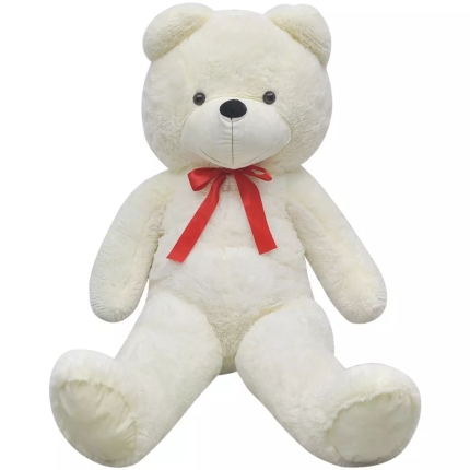 XXL Soft Plush Teddy Bear Toy White 100 cm - Image 3