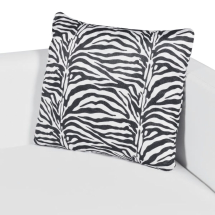Sofa 3-Seater Artificial Leather White - Image 5