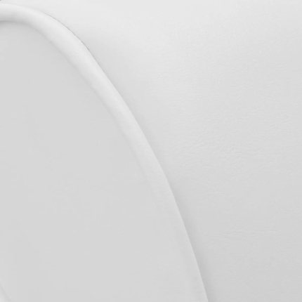 Chaise Longue White Faux Leather - Image 2