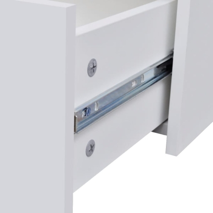 Sideboard with 4 Drawers 60x30.5x71 cm White - Image 5