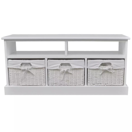 Storage Bench Aarau White - Image 2