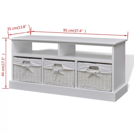 Storage Bench Aarau White - Image 6