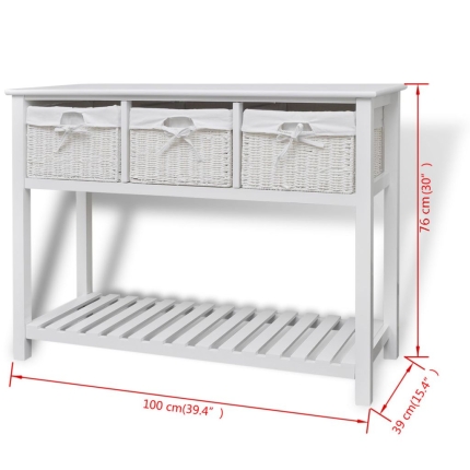 Storage Sideboard White - Image 7