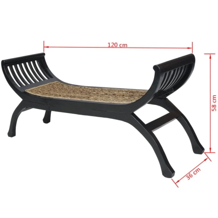 Bench Abaca Brown - Image 4