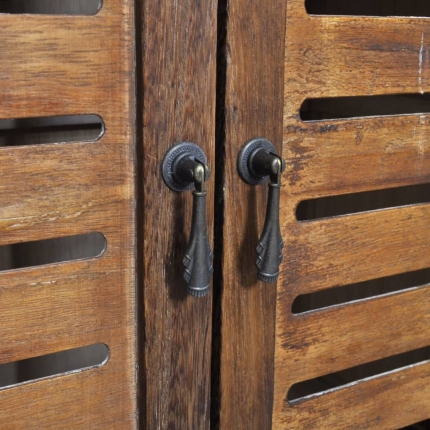 Bathroom Cabinet Albuquerque Wood Brown 46x24x117.5 cm - Image 3