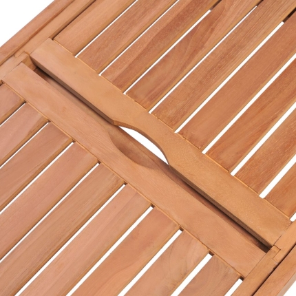 Sun Lounger Solid Teak Wood - Image 10